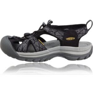 KEEN Waterproof Sandals Women's Ravine H2 Gray Black Sport Hiking Sandal Shoes 7
